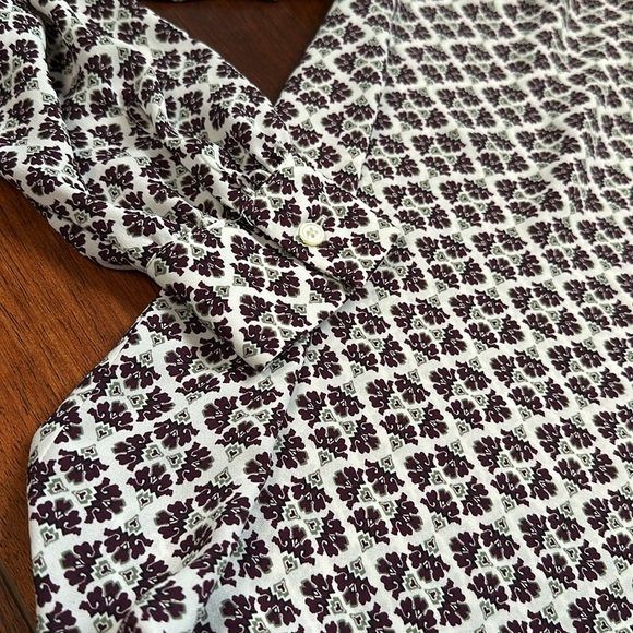 LOFT Womens Long Sleeve Patterned Blouse Size XS - Picture 2 of 6